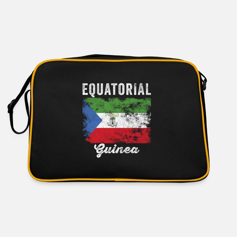 Drapeau de la Guinée équatoriale en détresse Sac Retro