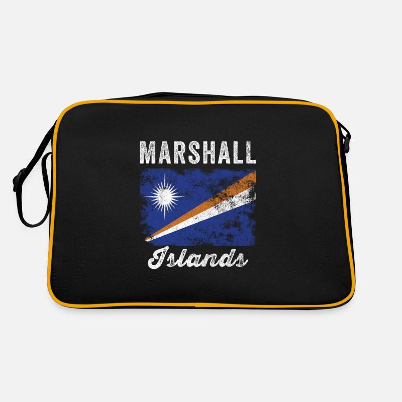 Marshall Islands Flagge Distressed Retro Tasche