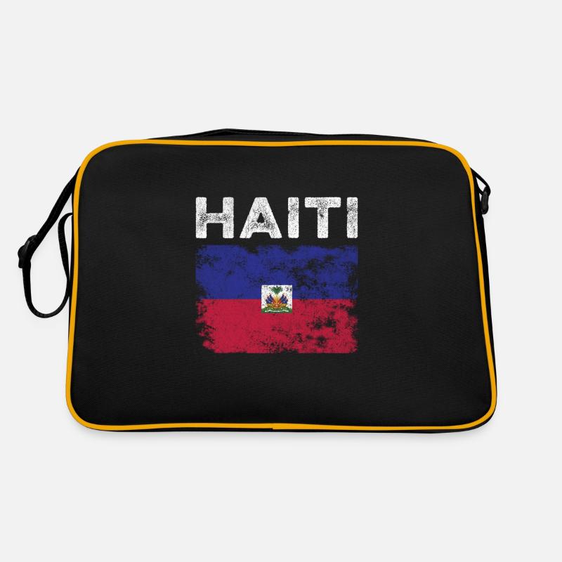 Drapeau haïtien en détresse - Drapeau haïtien Sac Retro