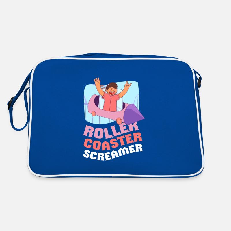 Rollercoaster Screamer Roller Coaster Retro Bag