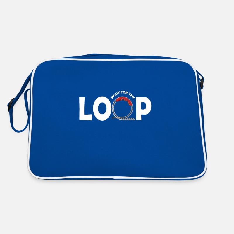 Wait For The Loop Roller Coaster Fair Retro Bag