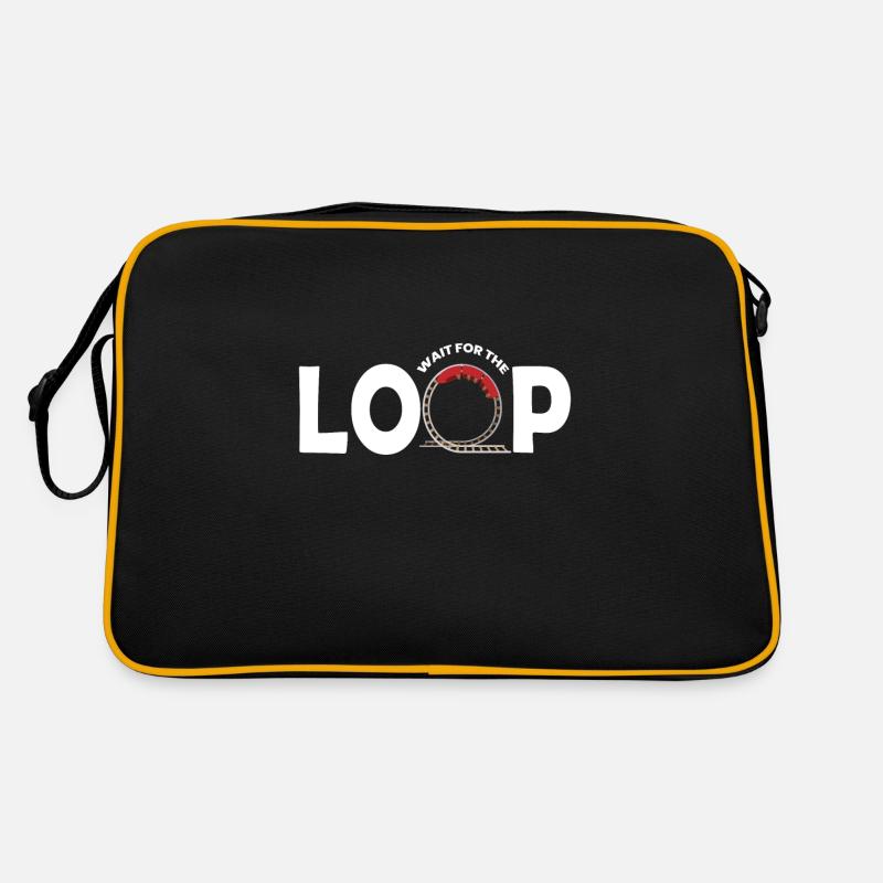 Attendez le loop roller coaster fair Sac Retro