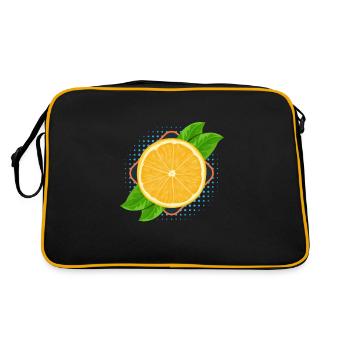 Jus fruité d’orange Fruité - Sac Retro - noir/or - Dos