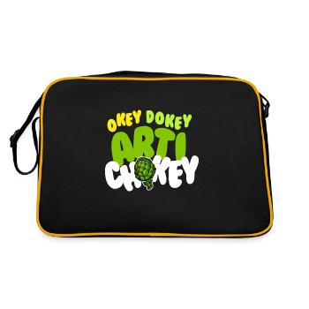 Okey Dokey Arti Chokey Artichokes - Retro Bag - black/gold - Back
