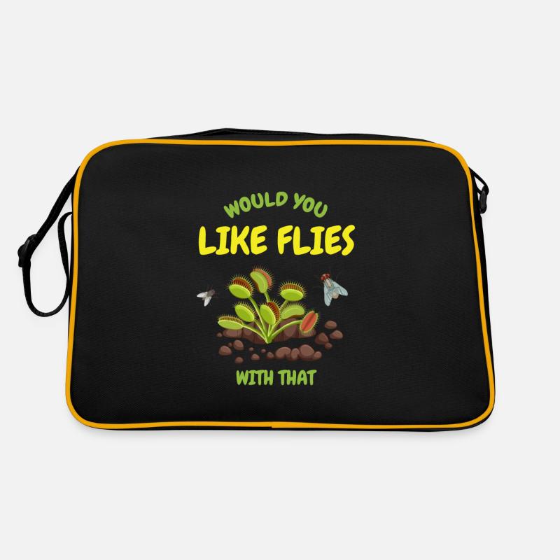 Vénus Piège à mouches comme des mouches Plante Sac Retro