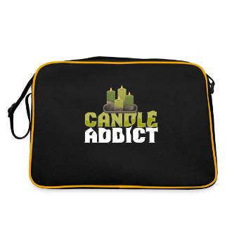 Bougies Addict Candle Maker Bougies - Sac Retro - noir/or - Dos