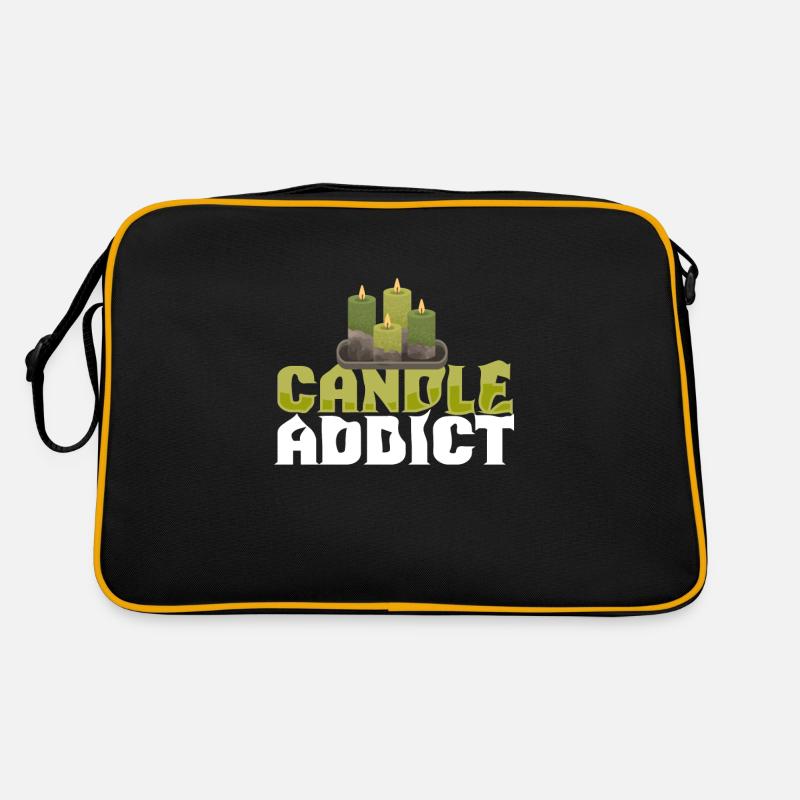 Candle Addict Candle Maker Candles Retro Bag