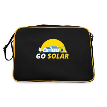 Go Solar Solar Photovoltaics - Retro Bag - black/gold - Back