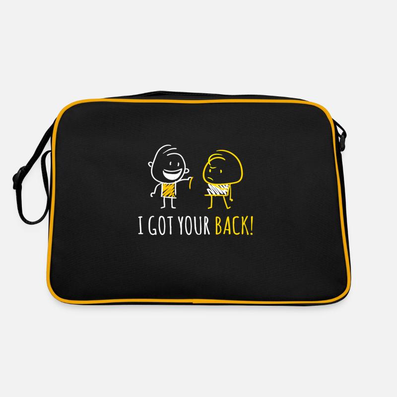 J’ai eu votre dos! Amitié Feunde Sac Retro