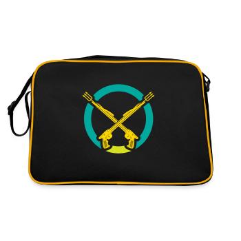 Spearfishing Harpoon Divers Diving - Retro Bag - black/gold - Back