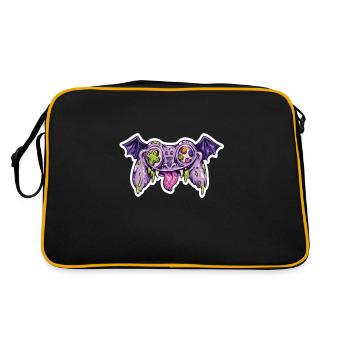 Monster Joystick Controller Gamer - Retro Bag - black/gold - Back