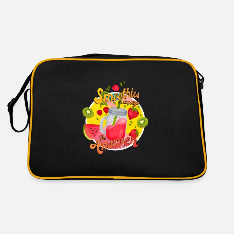 Smoothies Are Always The Answer Smoothie Retro Tasche