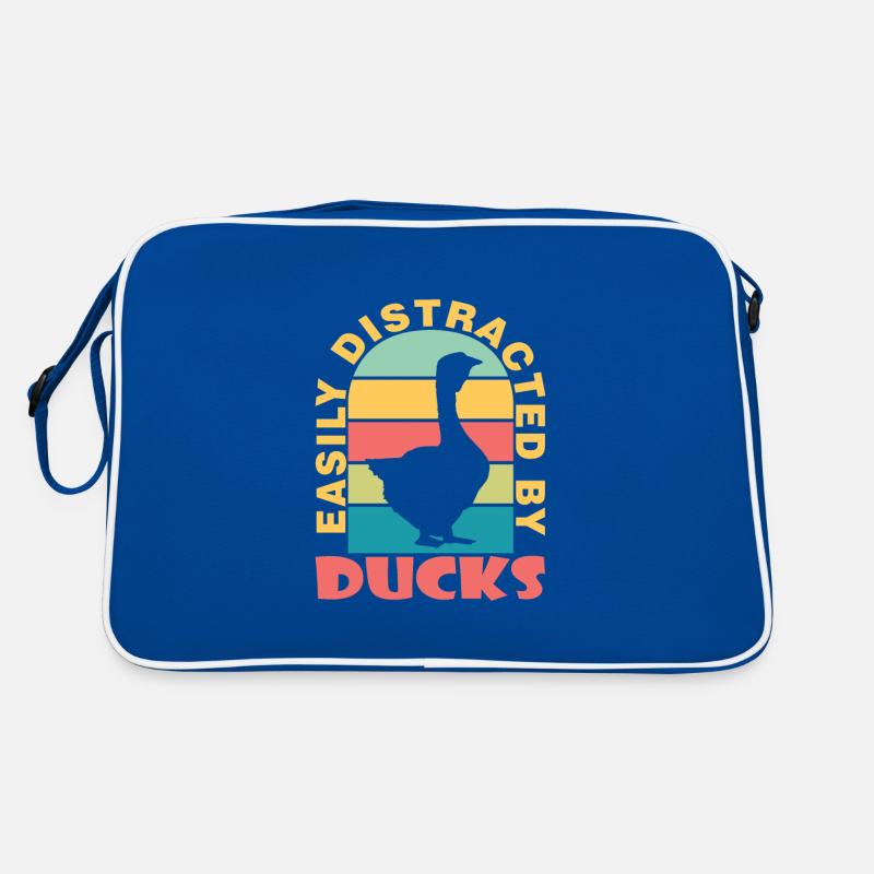 Facilement distrait par les canards Canards Oiseau Sac Retro