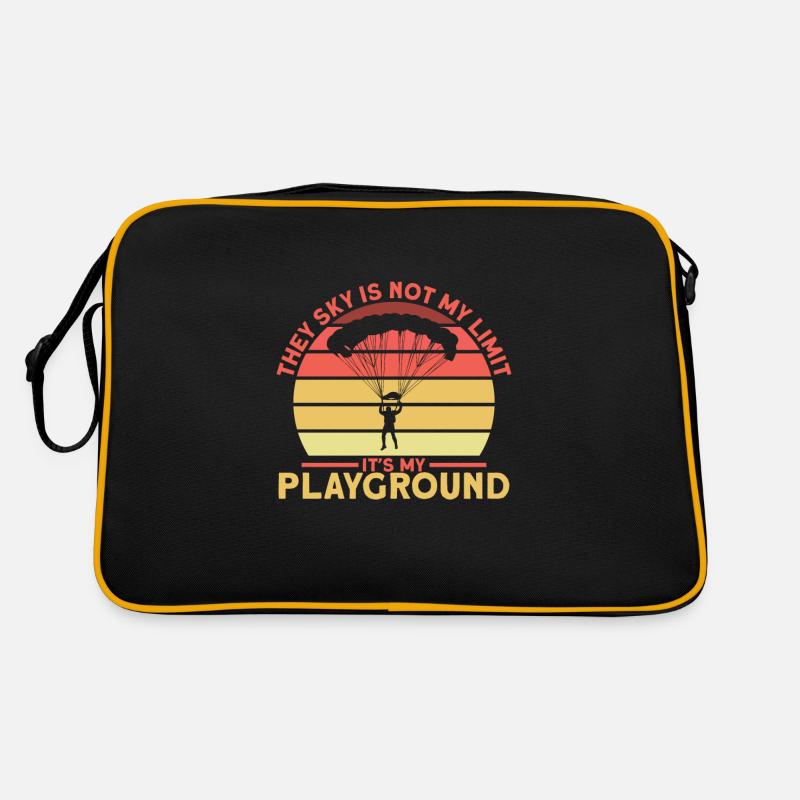 Sky Is Not My Limit Fallschirm Retro Tasche