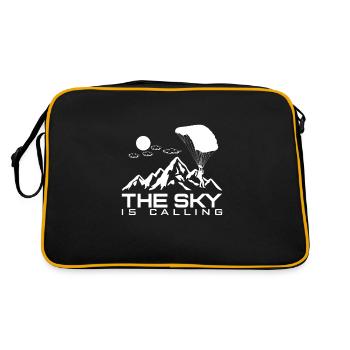 Le ciel appelle Parachute - Sac Retro - noir/or - Dos