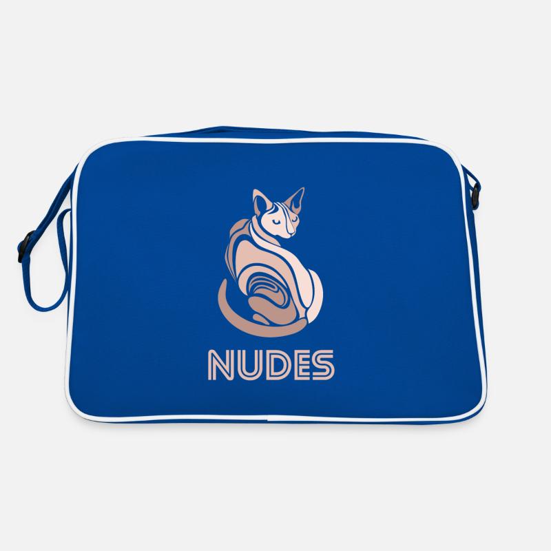 Chaton chat Sphynx nu Sac Retro
