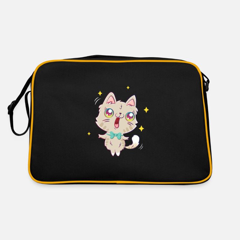 Sing Katze Kawaii Süß Japan Anime Retro Tasche