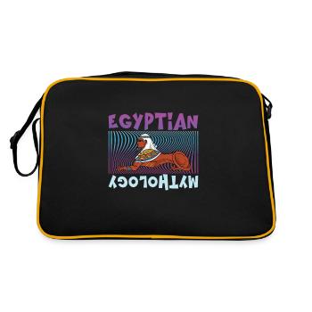 Mythologie égyptienne Dieux égyptiens - Sac Retro - noir/or - Dos