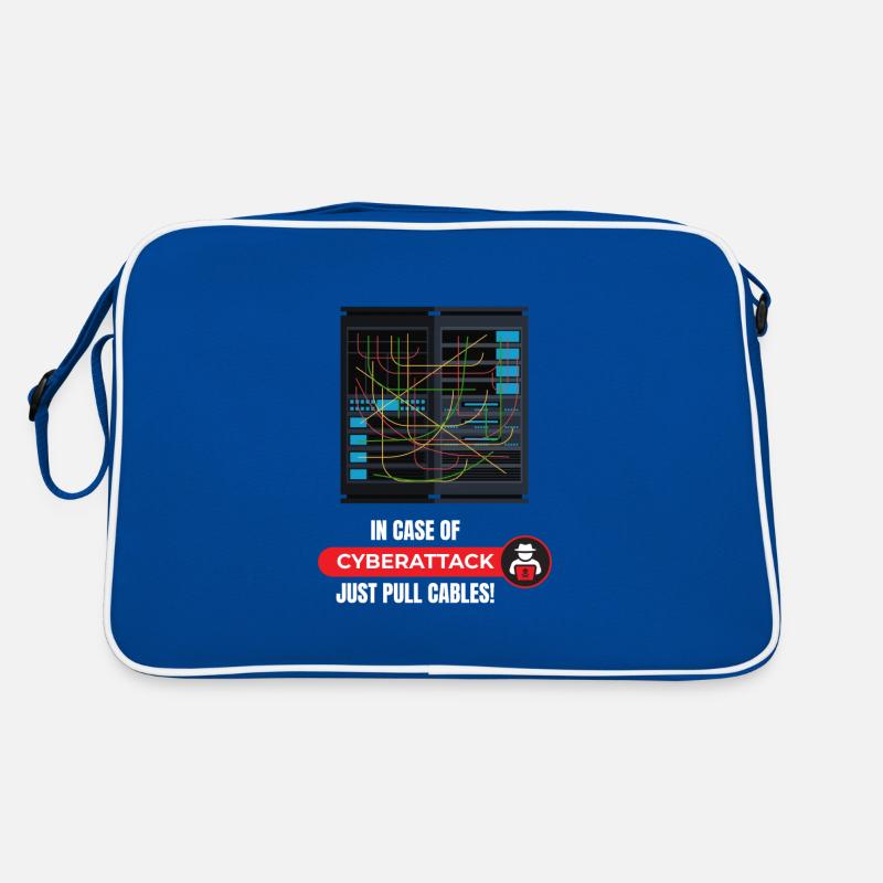 In Case Of Cyberattack Computer Scientist Retro Bag