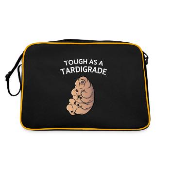 Touch As A Tardigrade Bärtierchen - Retro Bag - black/gold - Back