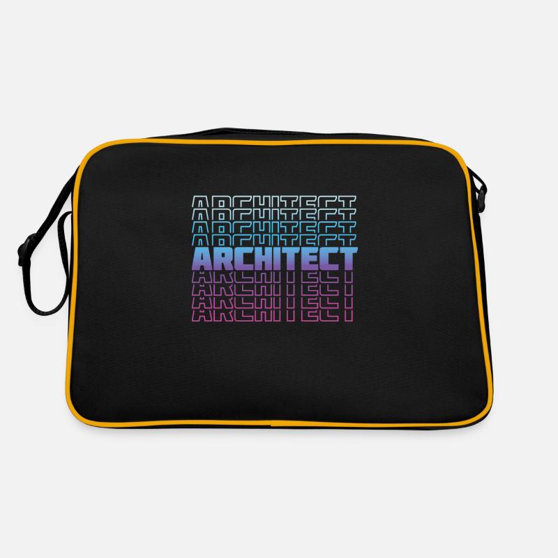 Architecte Architecte Architecture Bâtiment Sac Retro