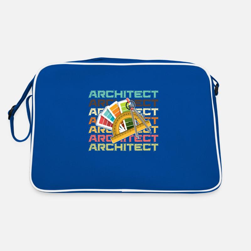 Architecte Architecte Architecture Bâtiment Sac Retro