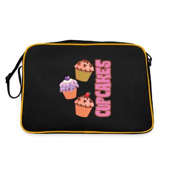 Cupcakes Cake Cupcake - Retro Bag - black/gold - Back