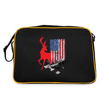 American Crossbow Hunter Armbrust - Retro Bag - black/gold - Back