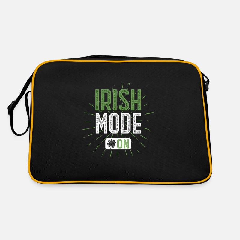 La mode irlandaise à la Saint-Patrick en Irlande Sac Retro
