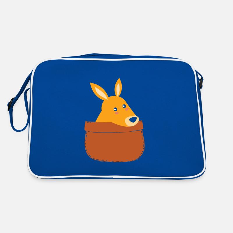 Süßes Känguru Beutel Kängurus Retro Tasche
