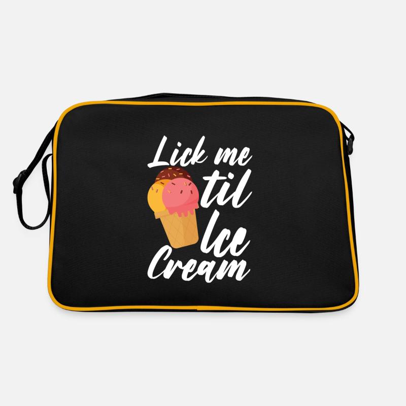 Ice Cream Lick Me Eiscreme Eis Retro Bag