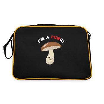 IM A Champignons Champignons Champignons - Sac Retro - noir/or - Dos
