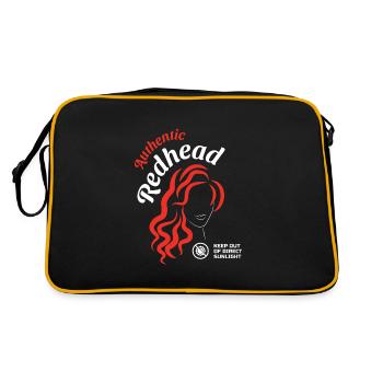 Redhead Authentic Redhead Red Hair - Retro Bag - black/gold - Back
