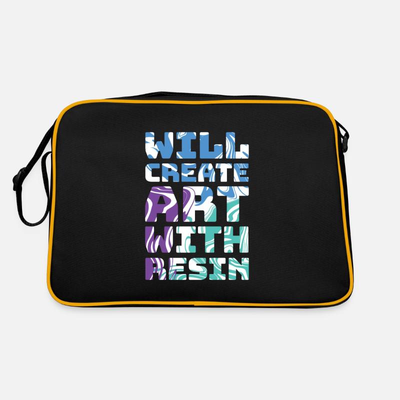 Create Art With Resin Epoxy Resin Retro Bag