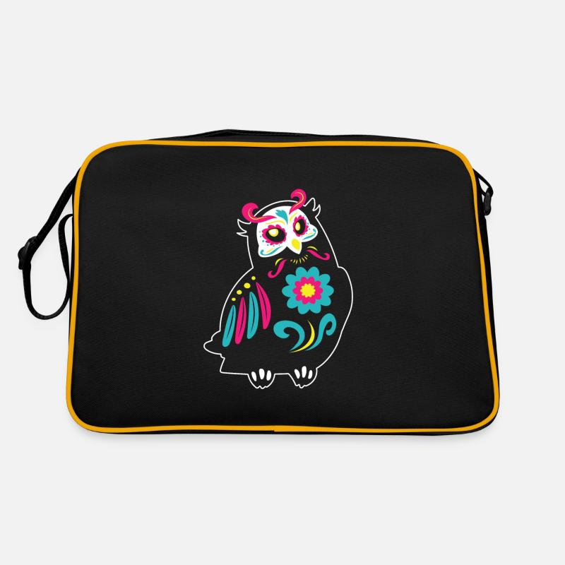 Dia de Los Muertos Owl Owls Mexico Retro Bag
