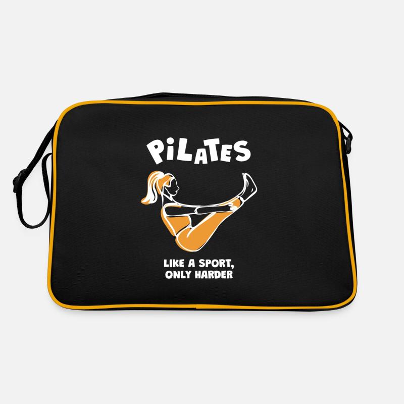 Pilates Like A Sport Workout Training Retro Tasche
