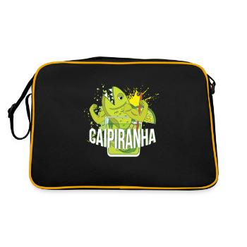 Caipiranha Cocktail Alcohol Party - Sac Retro - noir/or - Dos