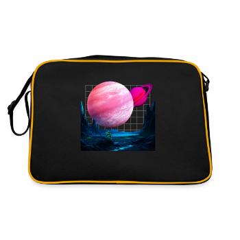 Planeten Techno Festival EDM Astronaut - Retro Bag - black/gold - Back