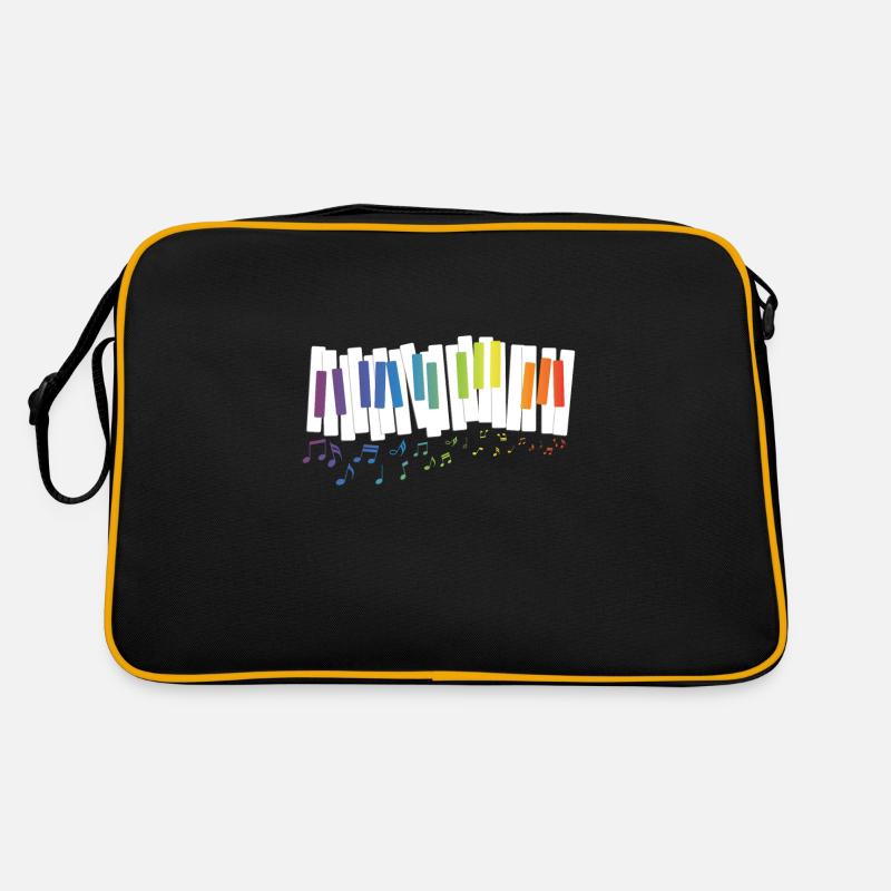 Touches de piano Partition de piano Sac Retro