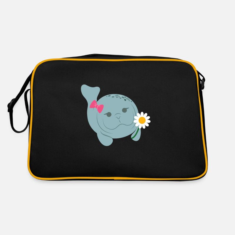 Manatee Cute Manatee Manatee Manatee Retro Bag