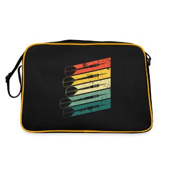 Retro Steeldart Darts Darts Dart Player - Retro Bag - black/gold - Back