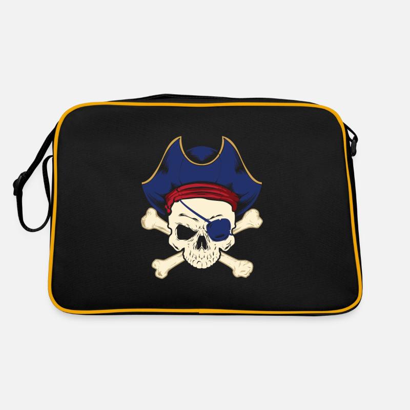 Pirate eye patch pirate pirate Retro Bag