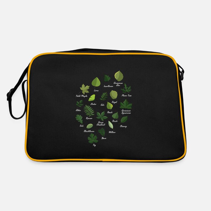 Leaves, Varieties, Trees, Forest, Nature, Plant Retro Bag