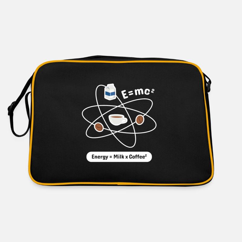 E=mc² Coffee Science Torréfaction du café Sac Retro