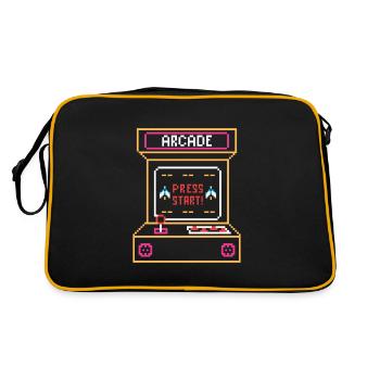 Arcade Machine Retro - Retro Bag - black/gold - Back
