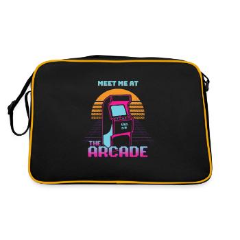 The Arcade Meet Me At Automat Retro - Retro Bag - black/gold - Back