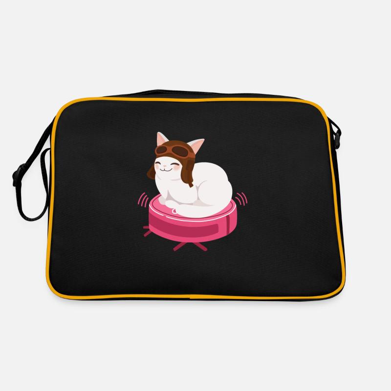 Saugroboter Katze Saugerroboter Retro Tasche