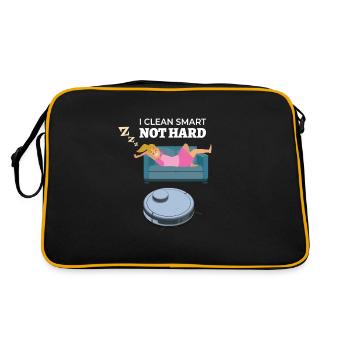 I Clean Smart Saugroboter Saugerroboter - Retro Tasche - Schwarz/Gold - Hinten