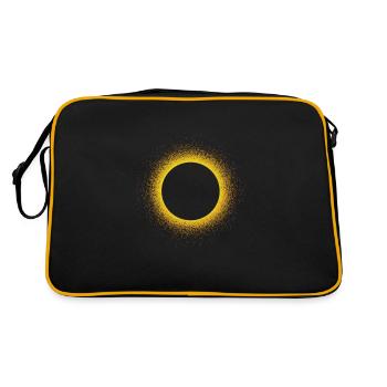 Solar Eclipse Eclipse Sun - Retro Bag - black/gold - Back