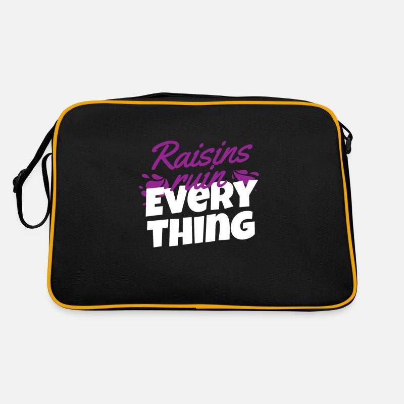 Raisin Ruin Everything Raisins Grapes Retro Bag